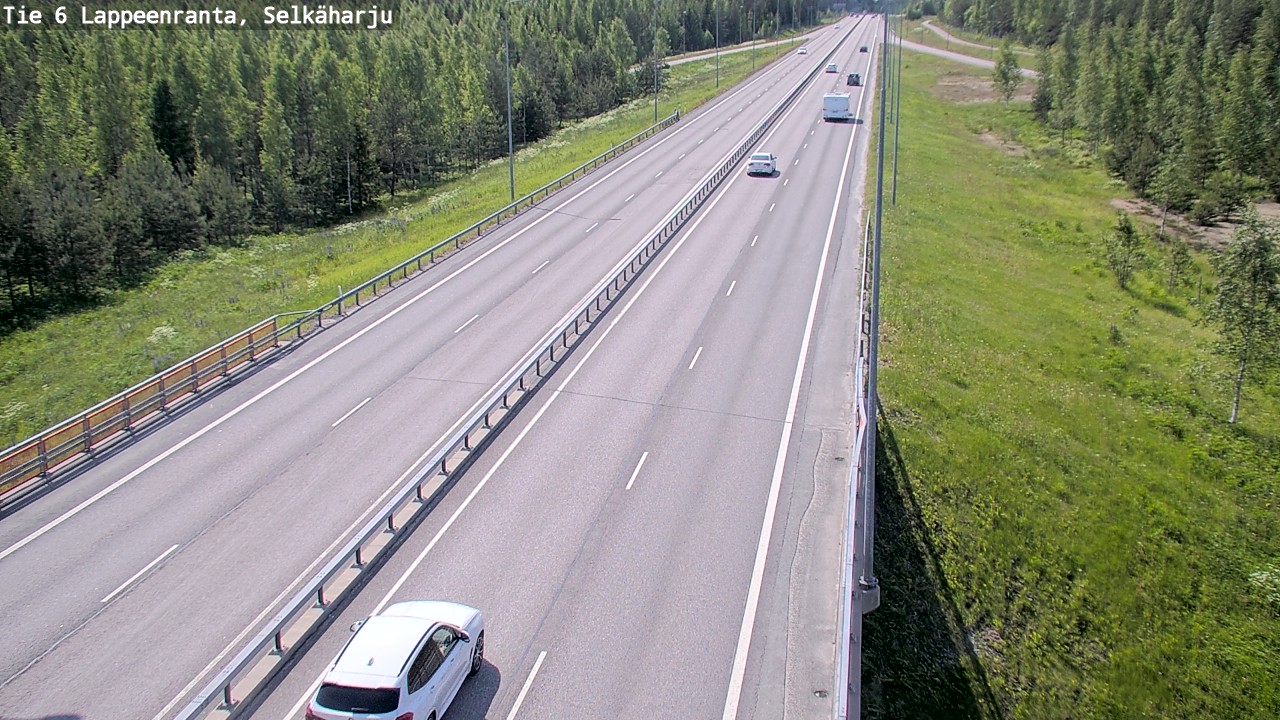Weather Camera Image Road 6 Lappeenranta, Selkäharju, Lappeenranta, Etelä-Karjala