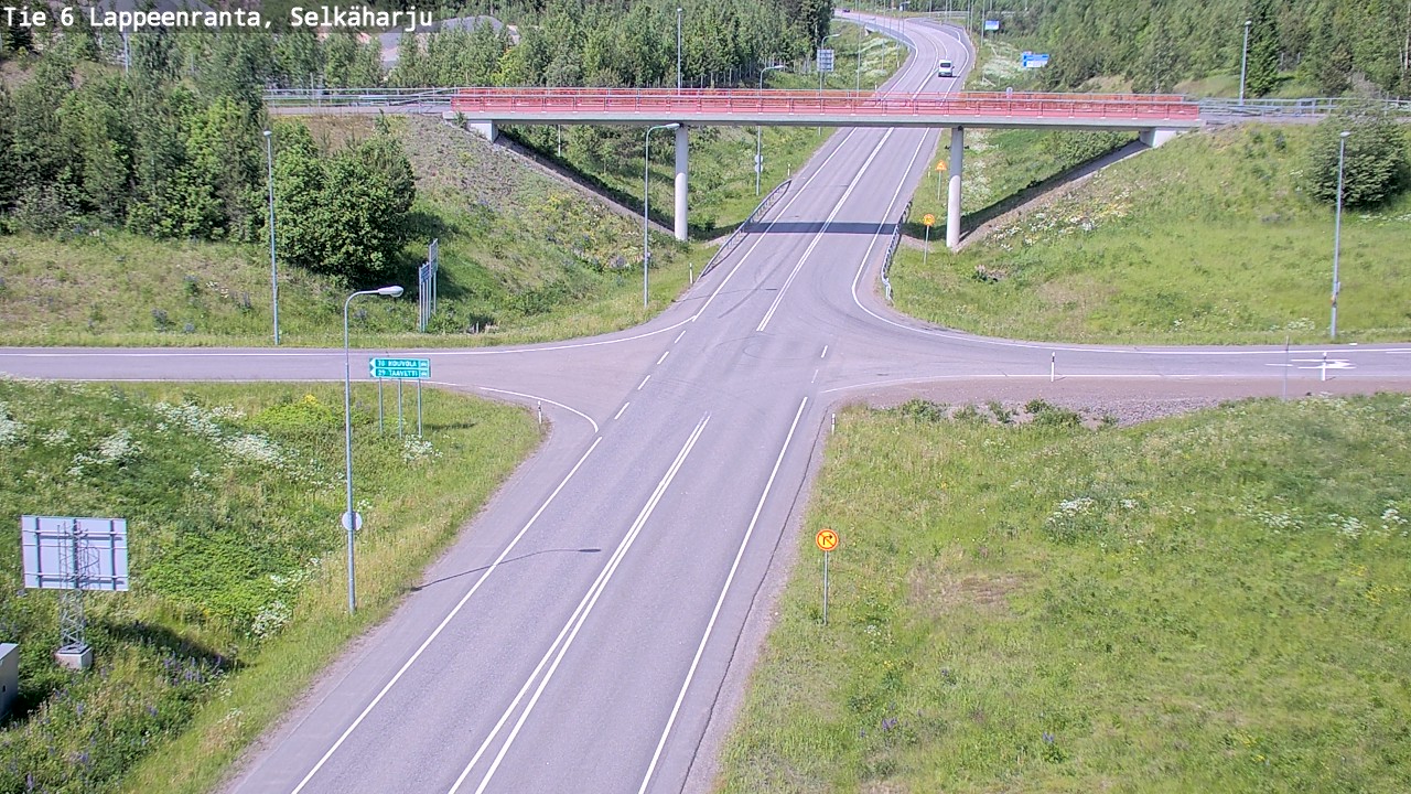 Weather Camera Image Road 6 Lappeenranta, Selkäharju, Lappeenranta, Etelä-Karjala