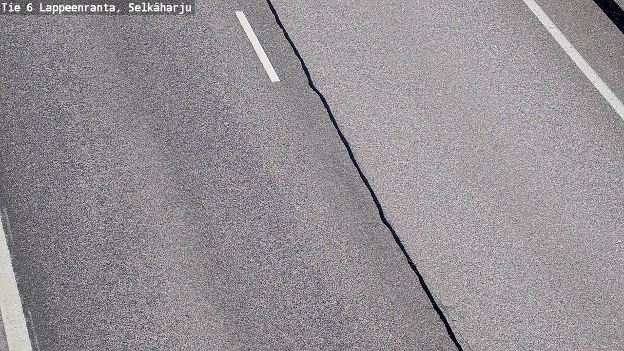Weather Camera Image Väg 6 Villmanstrand, Selkäharju, Lappeenranta, Etelä-Karjala