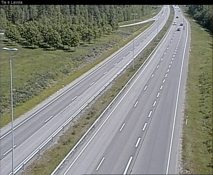 Weather Camera Image Road 6 Lappeenranta, Lavola, Lappeenranta, Etelä-Karjala