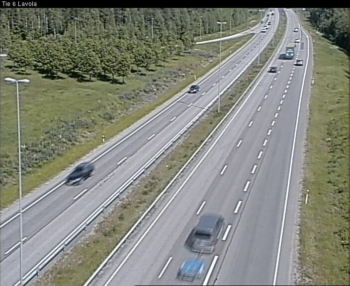 Weather Camera Image Väg 6 Villmanstrand, Lavola, Lappeenranta, Etelä-Karjala