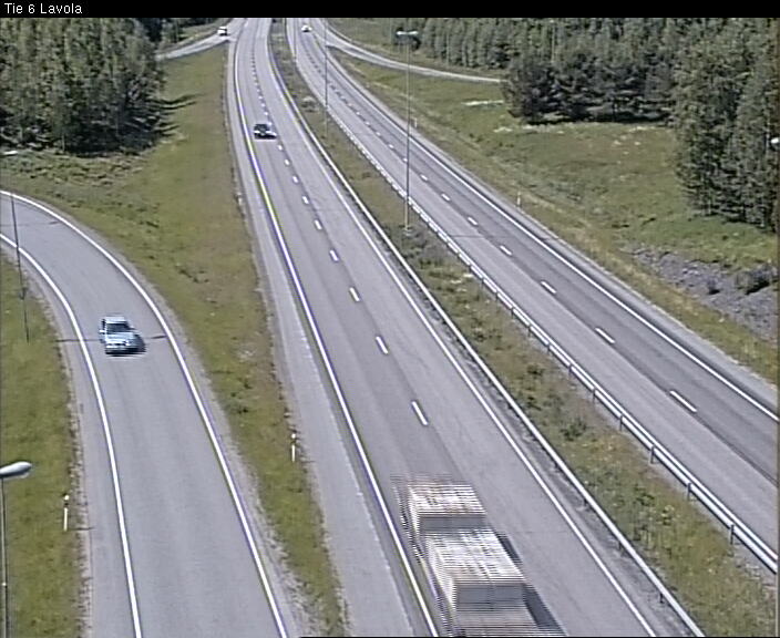 Weather Camera Image Road 6 Lappeenranta, Lavola, Lappeenranta, Etelä-Karjala