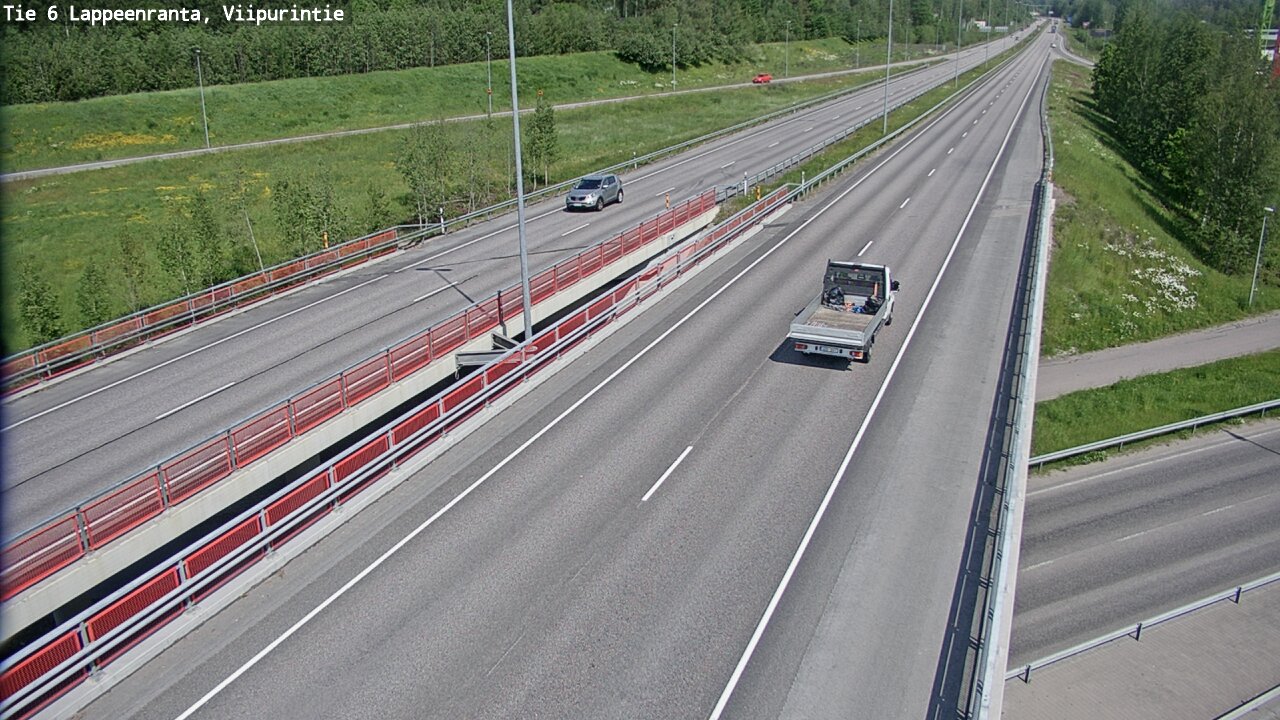 Weather Camera Image Road 6 Lappeenranta, Viipurintie, Lappeenranta, Etelä-Karjala