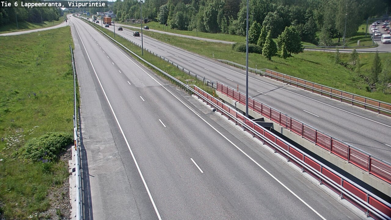 Weather Camera Image Road 6 Lappeenranta, Viipurintie, Lappeenranta, Etelä-Karjala