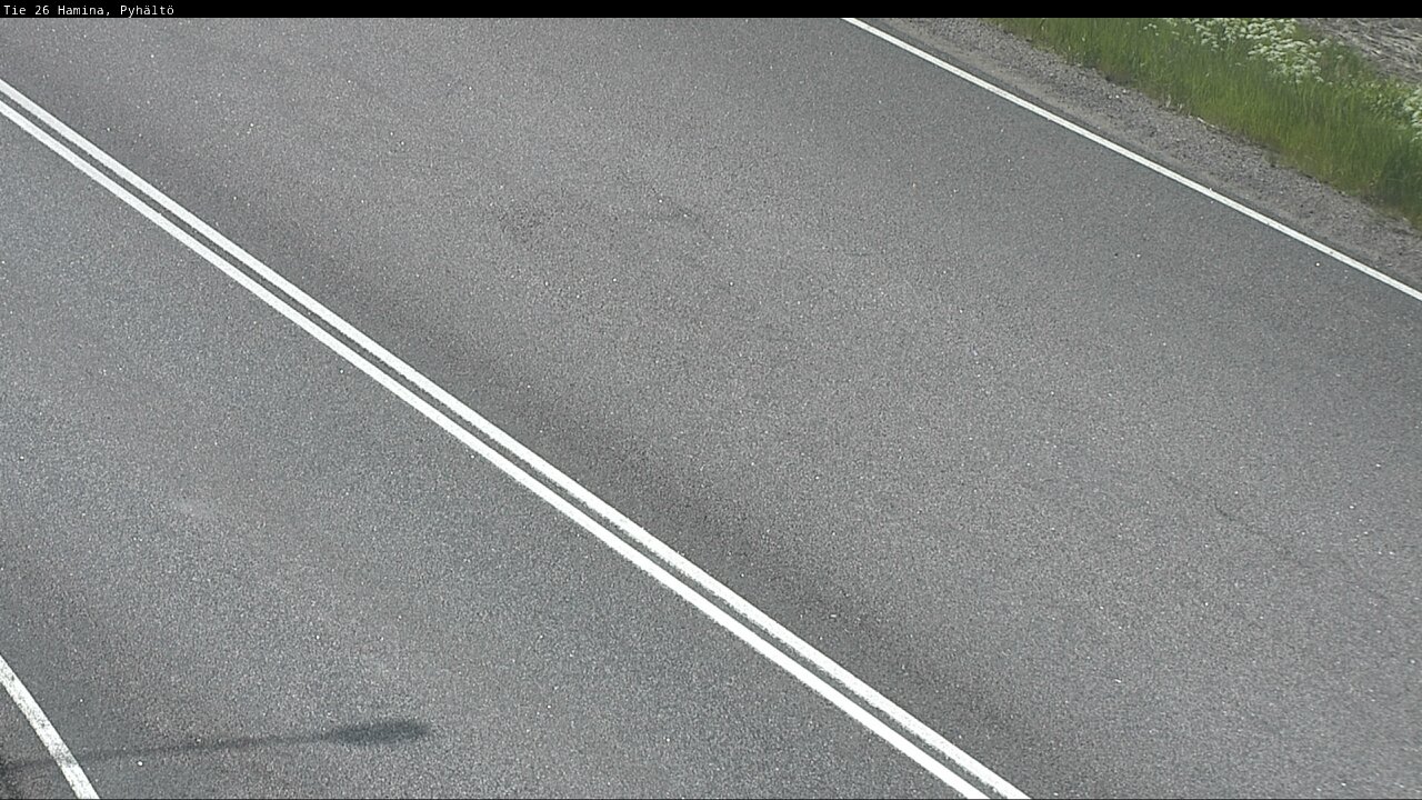Weather Camera Image Väg 26 Pyhältö, Hamina, Kymenlaakso