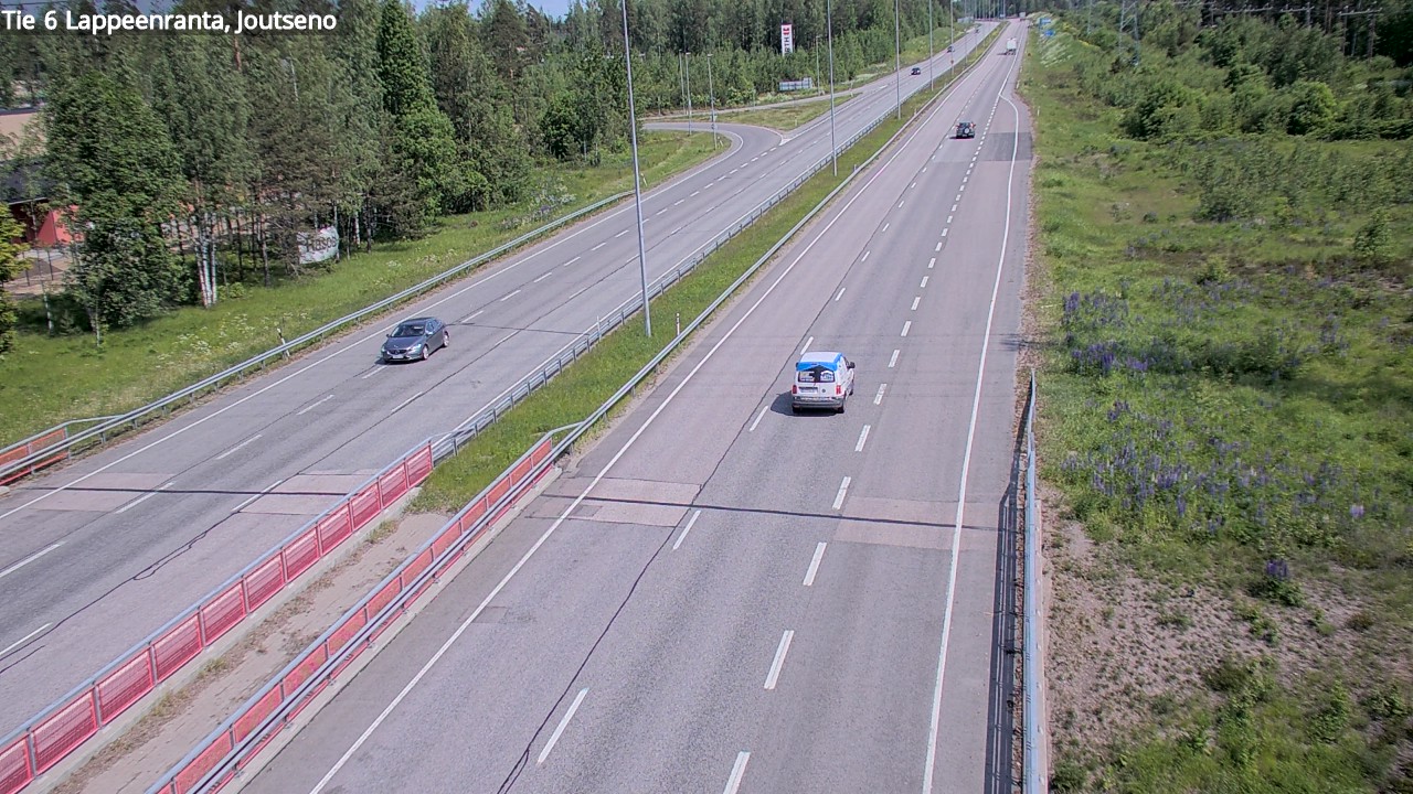 Weather Camera Image Road 6 Lappeenranta, Joutseno, Lappeenranta, Etelä-Karjala