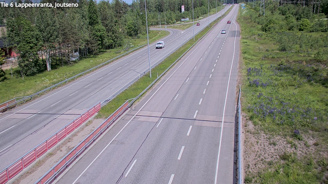 Weather Camera Image Väg 6 Villmanstrand, jotseno, Lappeenranta, Etelä-Karjala