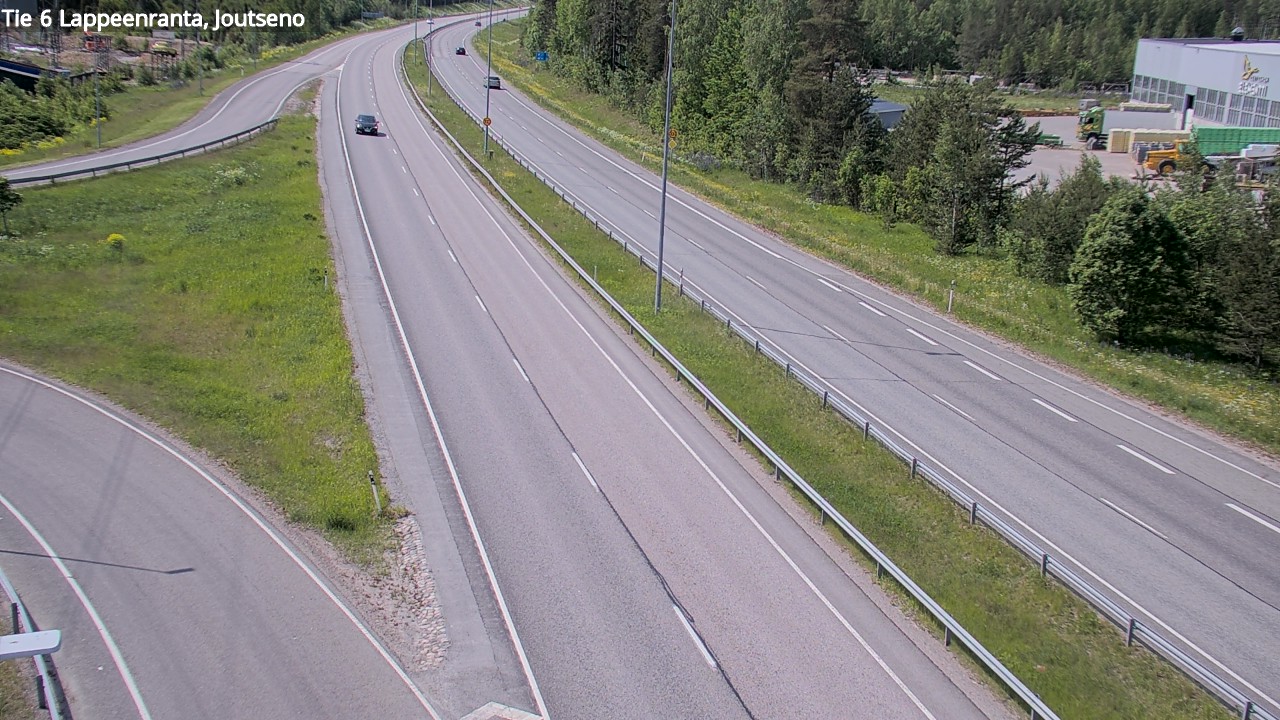Weather Camera Image Road 6 Lappeenranta, Joutseno, Lappeenranta, Etelä-Karjala