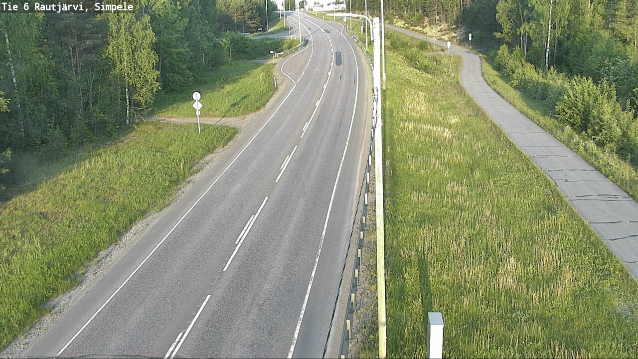 Kelikamerat Kuva Tie 6 Rautjärvi, Simpele, Rautjärvi, Etelä-Karjala