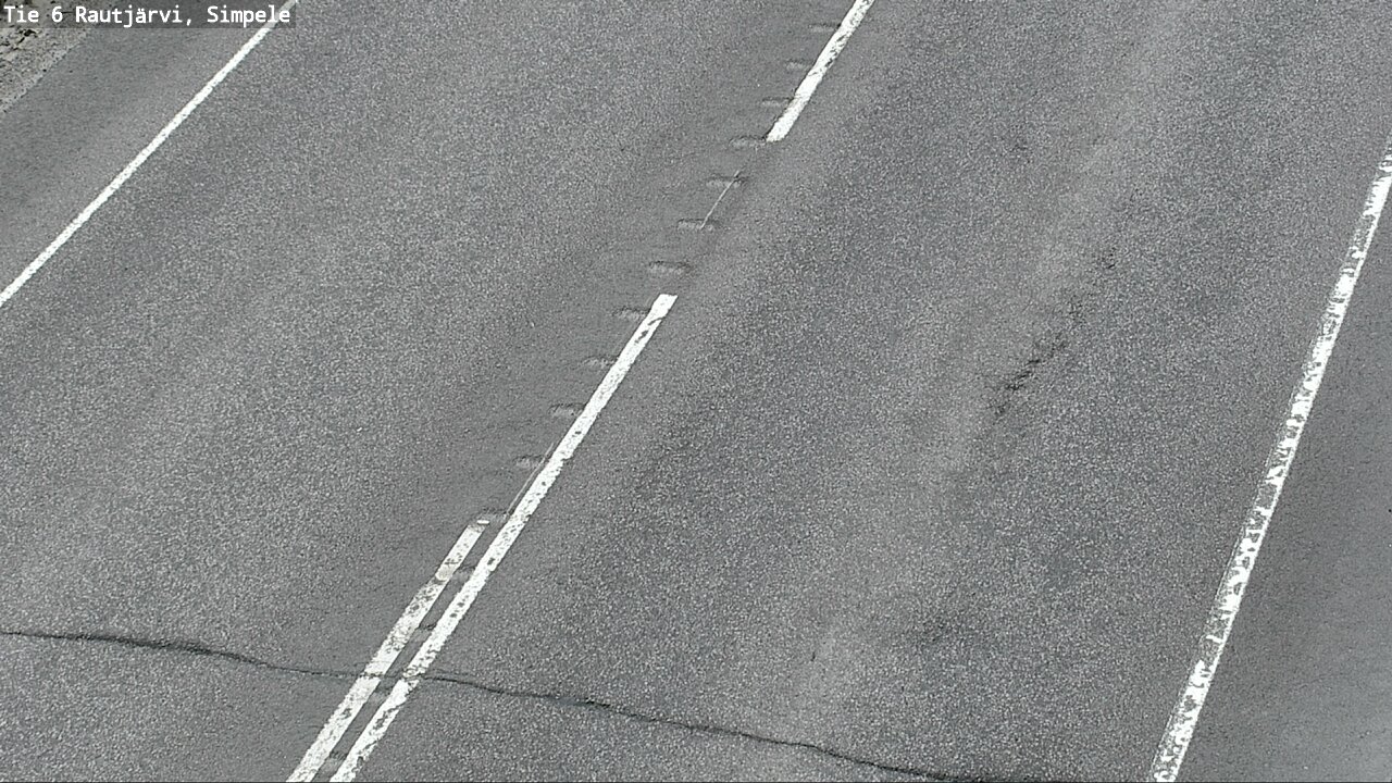 Weather Camera Image Väg 6 Rautjärvi, Simpele, Rautjärvi, Etelä-Karjala