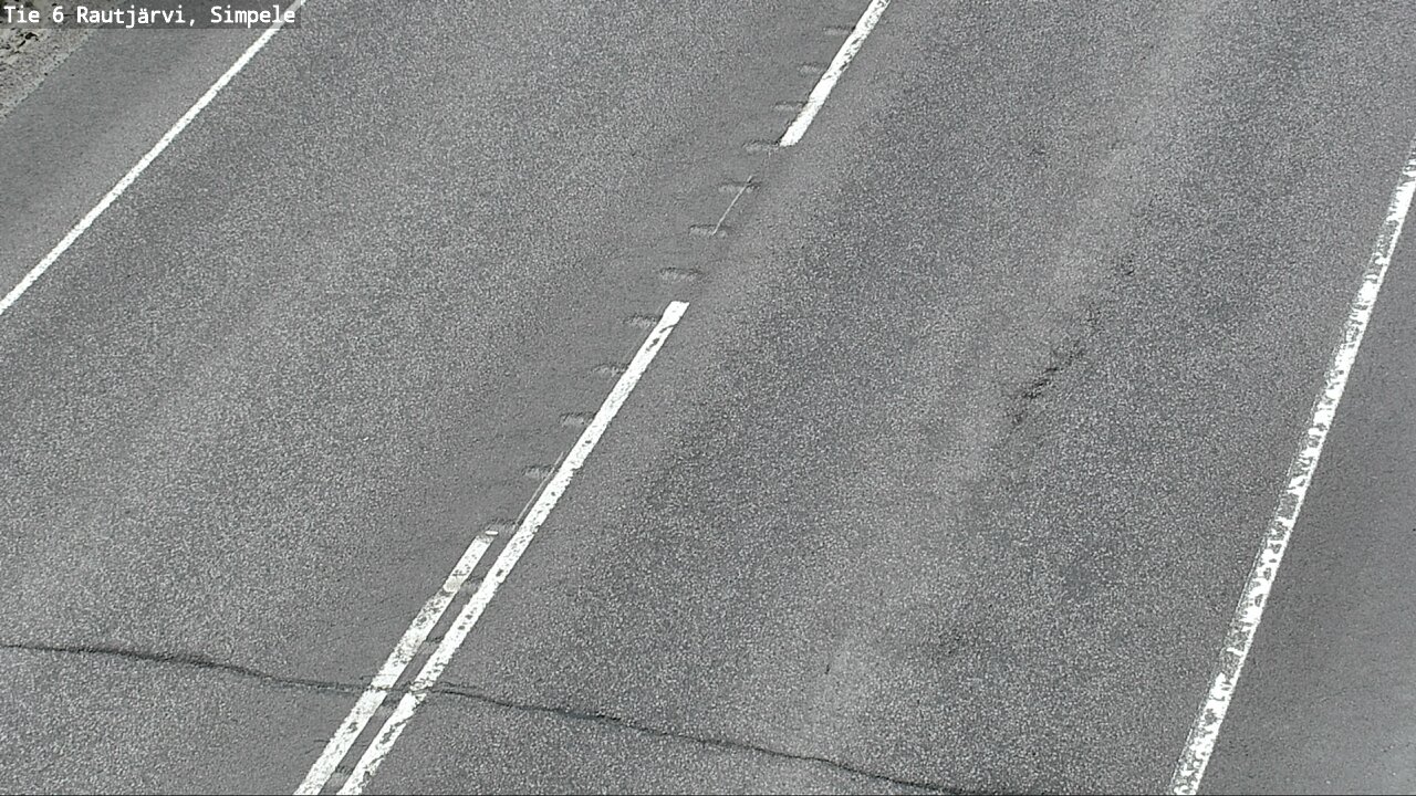 Weather Camera Image Road 6 Rautjärvi, Simpele, Rautjärvi, Etelä-Karjala