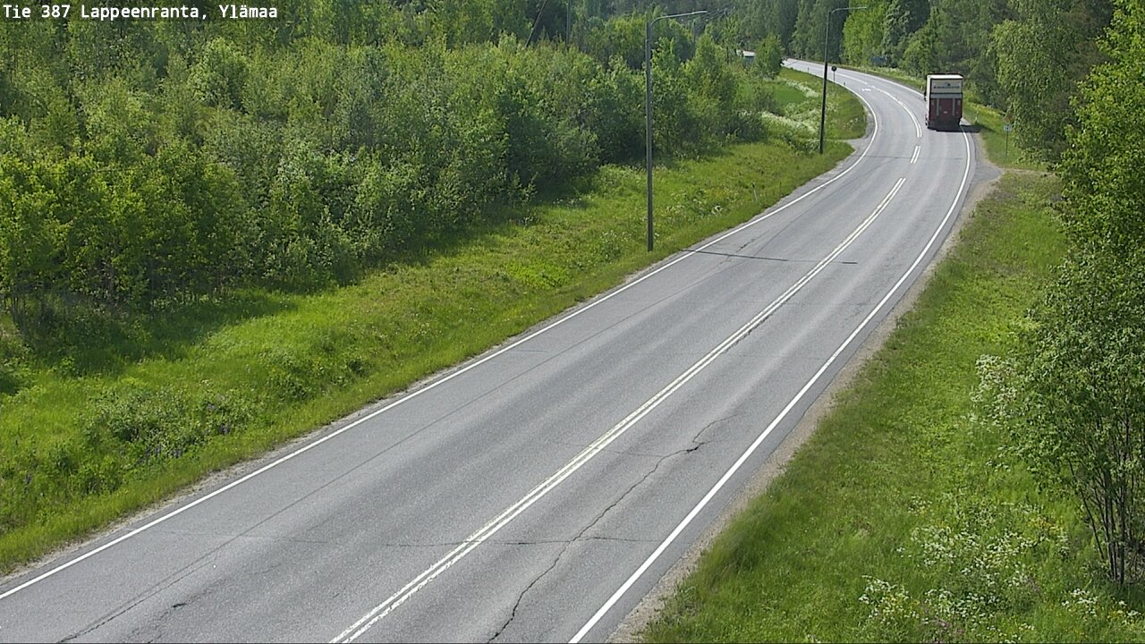 Weather Camera Image Road 387 Lappeenranta, Ylämaa, Lappeenranta, Etelä-Karjala