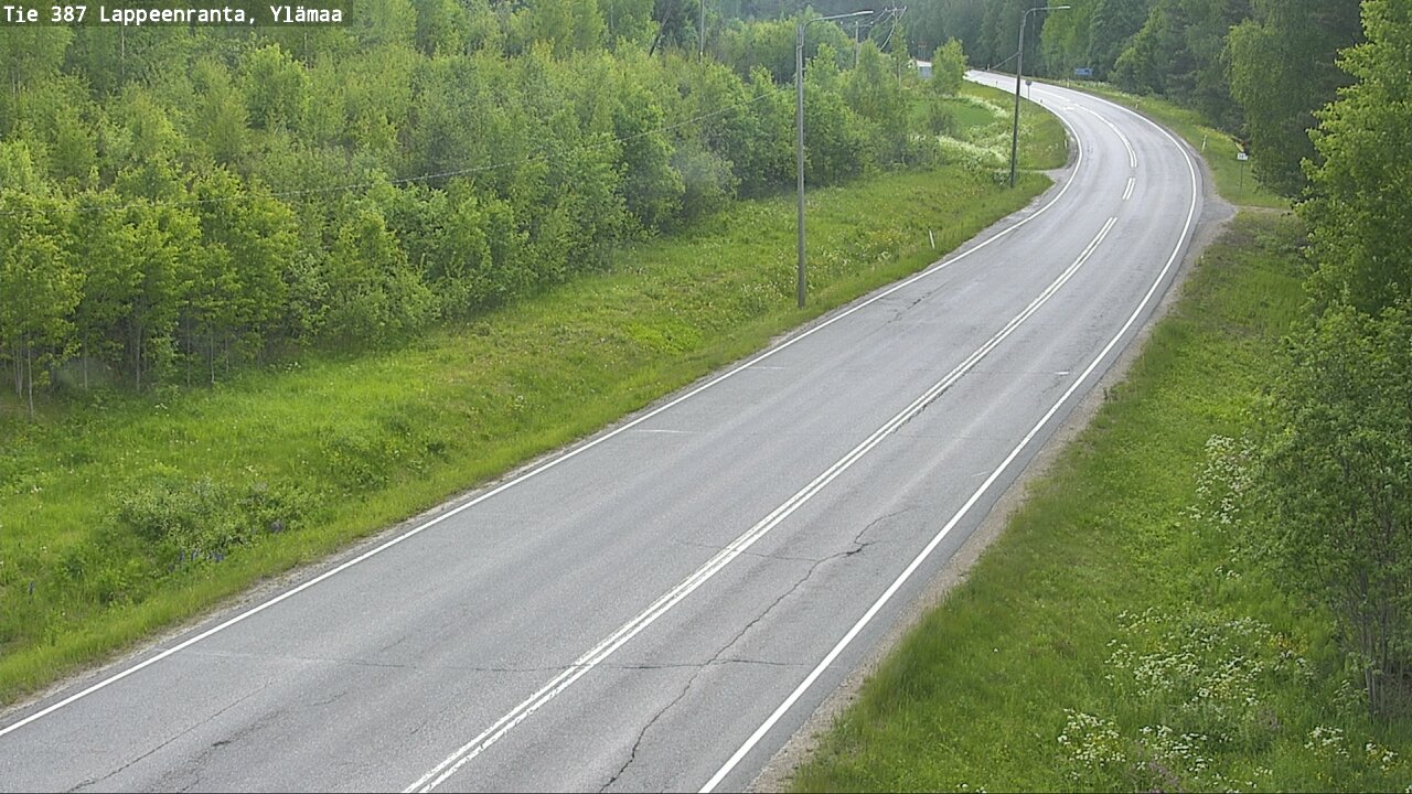 Weather Camera Image Road 387 Lappeenranta, Ylämaa, Lappeenranta, Etelä-Karjala