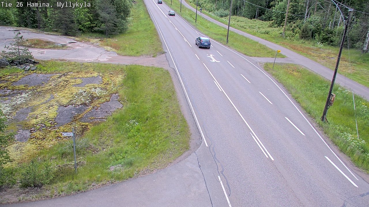 Kelikamerat Kuva Tie 26 Hamina, Myllykylä, Hamina, Kymenlaakso