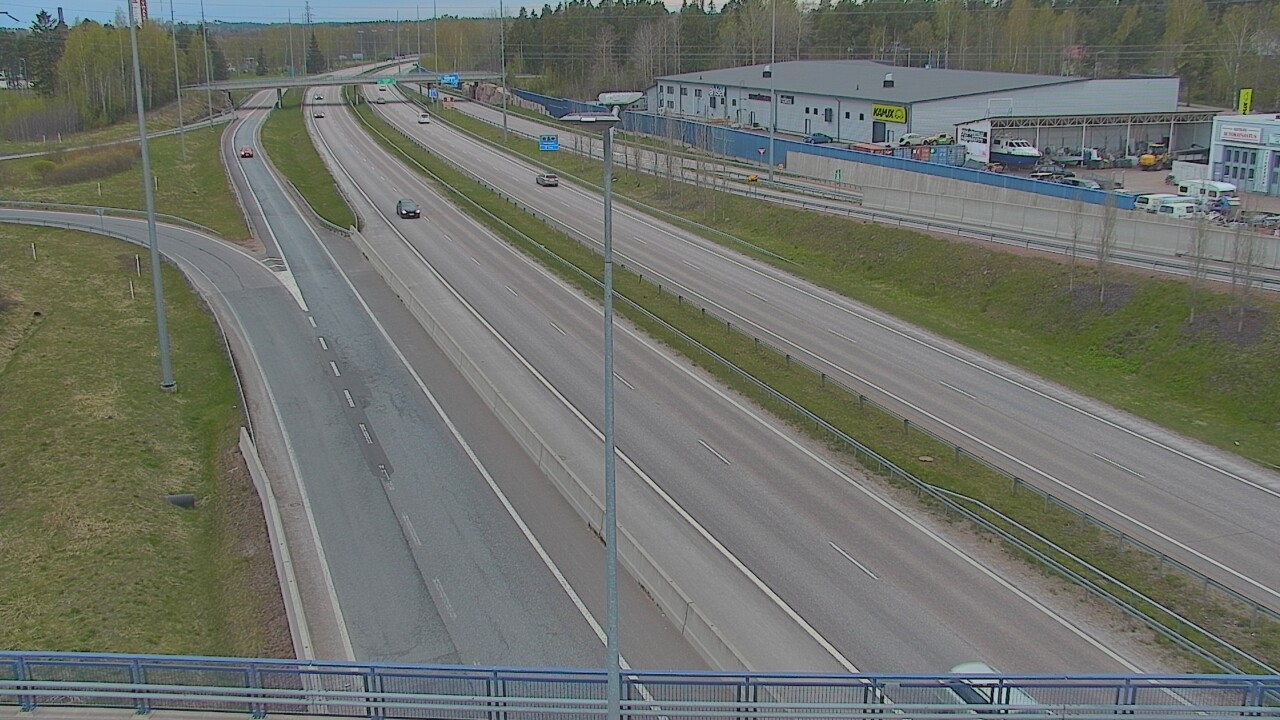 Weather Camera Image Väg 7 Kotka, Jumalniemi, Kotka, Kymenlaakso