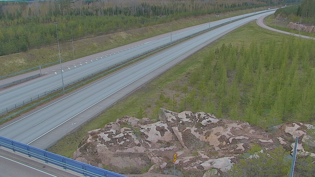 Weather Camera Image Väg 7 Pyttis, Ahvenkoski, Pyhtää, Kymenlaakso