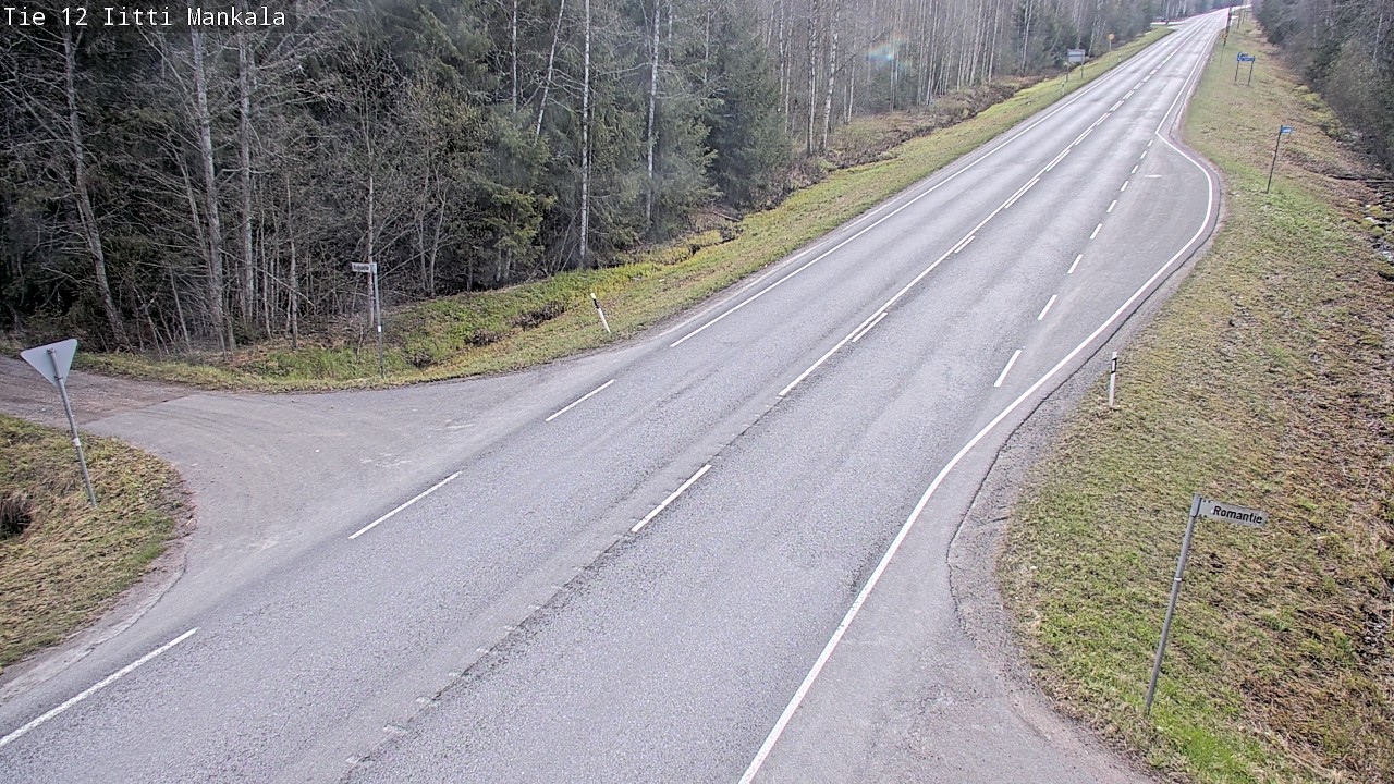 Weather Camera Image Road 12 Iitti, Mankala, Iitti, Päijät-Häme