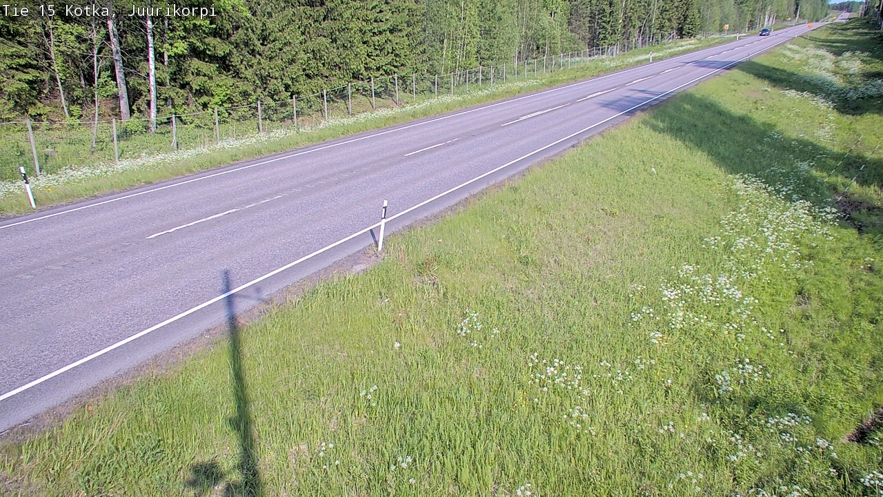 Weather Camera Image Road 15 Kotka, Juurikorpi, Kotka, Kymenlaakso