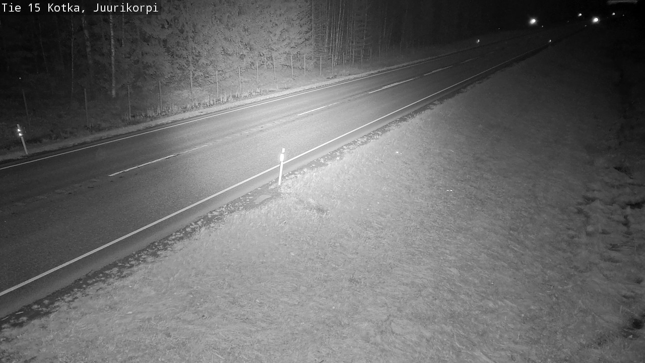 Weather Camera Image Väg 15 Kotka, Juurikorpi, Kotka, Kymenlaakso