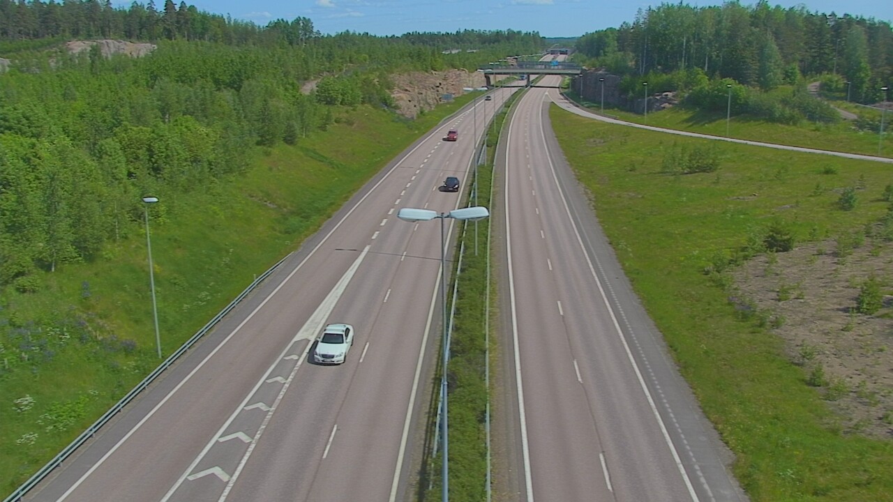 Weather Camera Image Väg 7 Fredrikshamn, Ruissalo, Hamina, Kymenlaakso