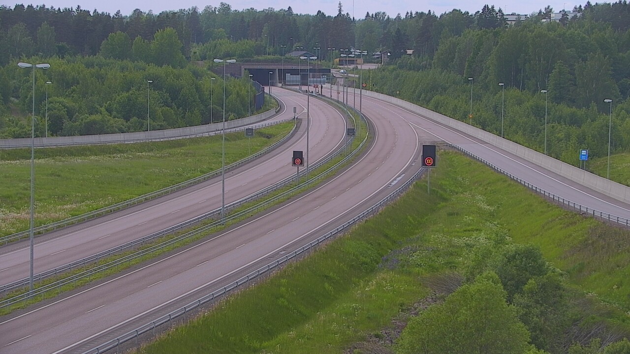 Weather Camera Image Väg 7 Fredrikshamn, Töytäri, Hamina, Kymenlaakso