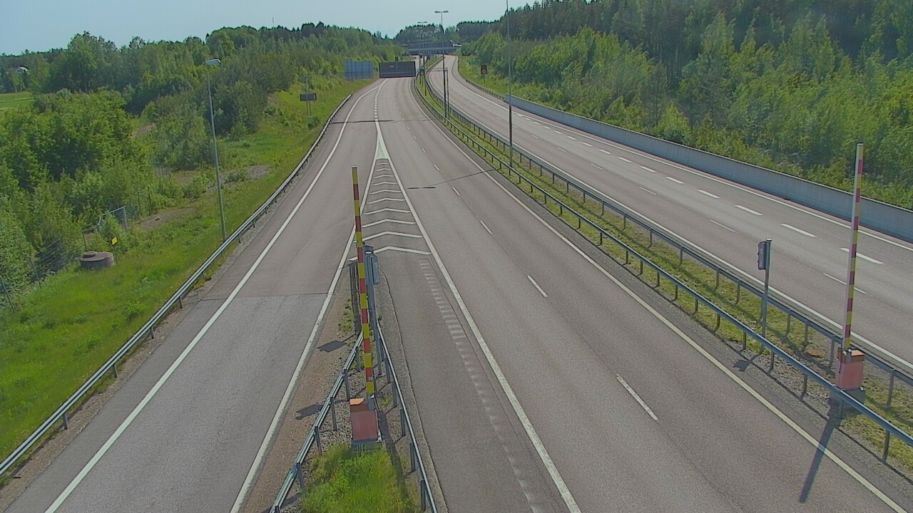 Weather Camera Image Väg 7 Fredrikshamn Husula öst, Hamina, Kymenlaakso