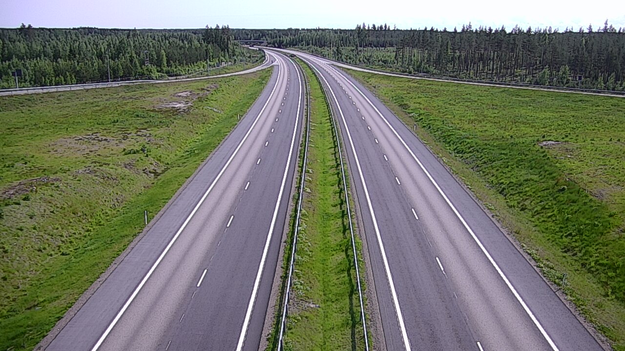 Weather Camera Image Road 7 Virolahti, Saarasjärvi, Virolahti, Kymenlaakso
