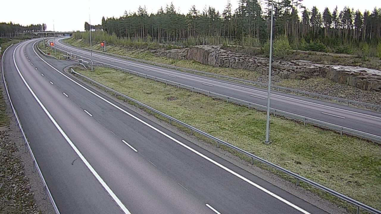 Weather Camera Image Road 7 Virolahti, Vaalimaan tunneli, suuaukko west, Virolahti, Kymenlaakso