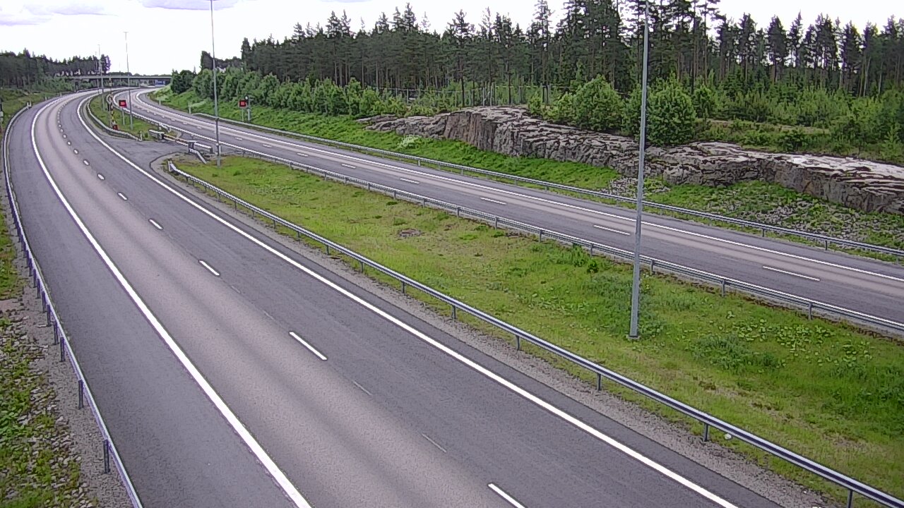 Weather Camera Image Road 7 Virolahti, Vaalimaan tunneli, suuaukko west, Virolahti, Kymenlaakso