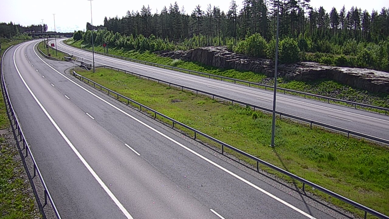 Weather Camera Image Road 7 Virolahti, Vaalimaan tunneli, suuaukko west, Virolahti, Kymenlaakso