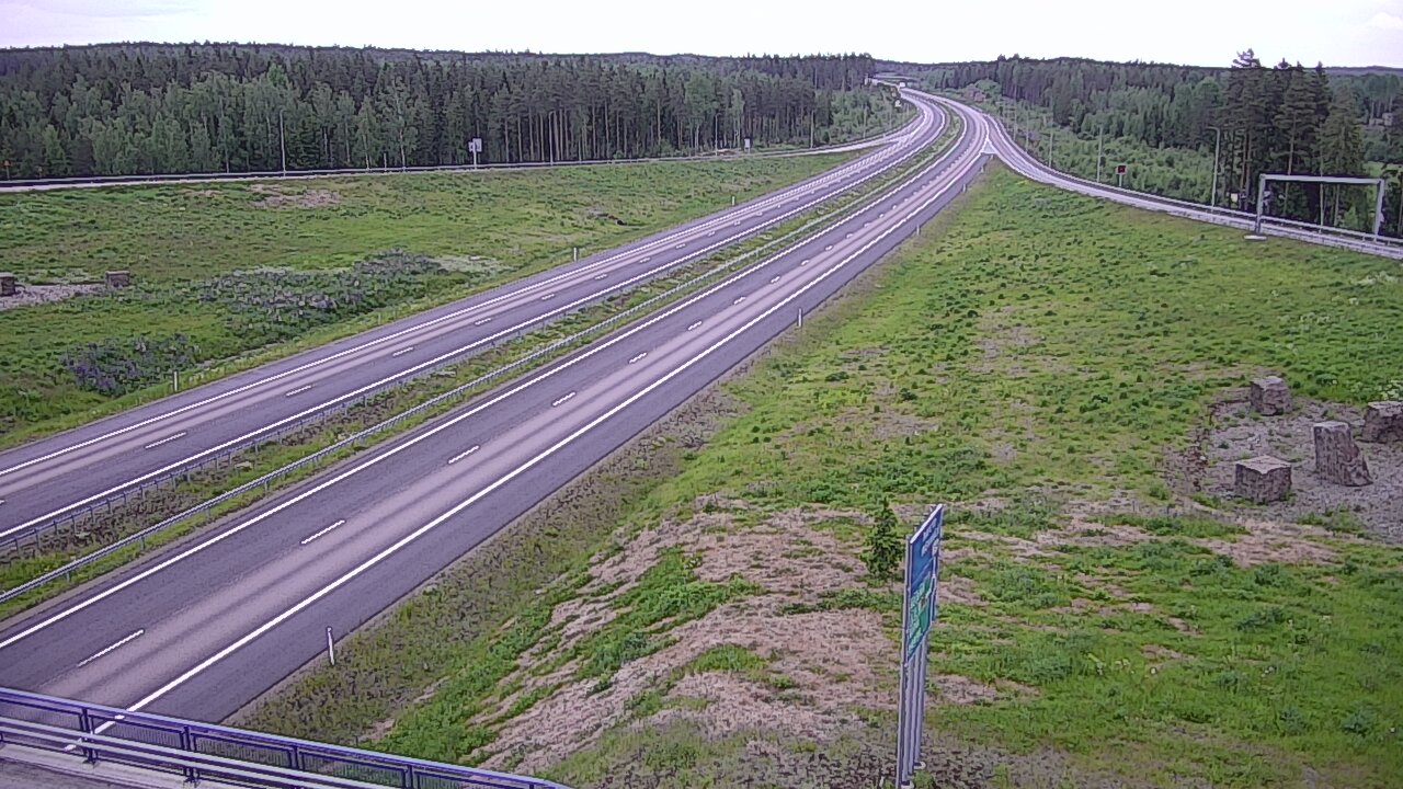 Weather Camera Image Väg 7 Vederlax, Virojoki, Virolahti, Kymenlaakso