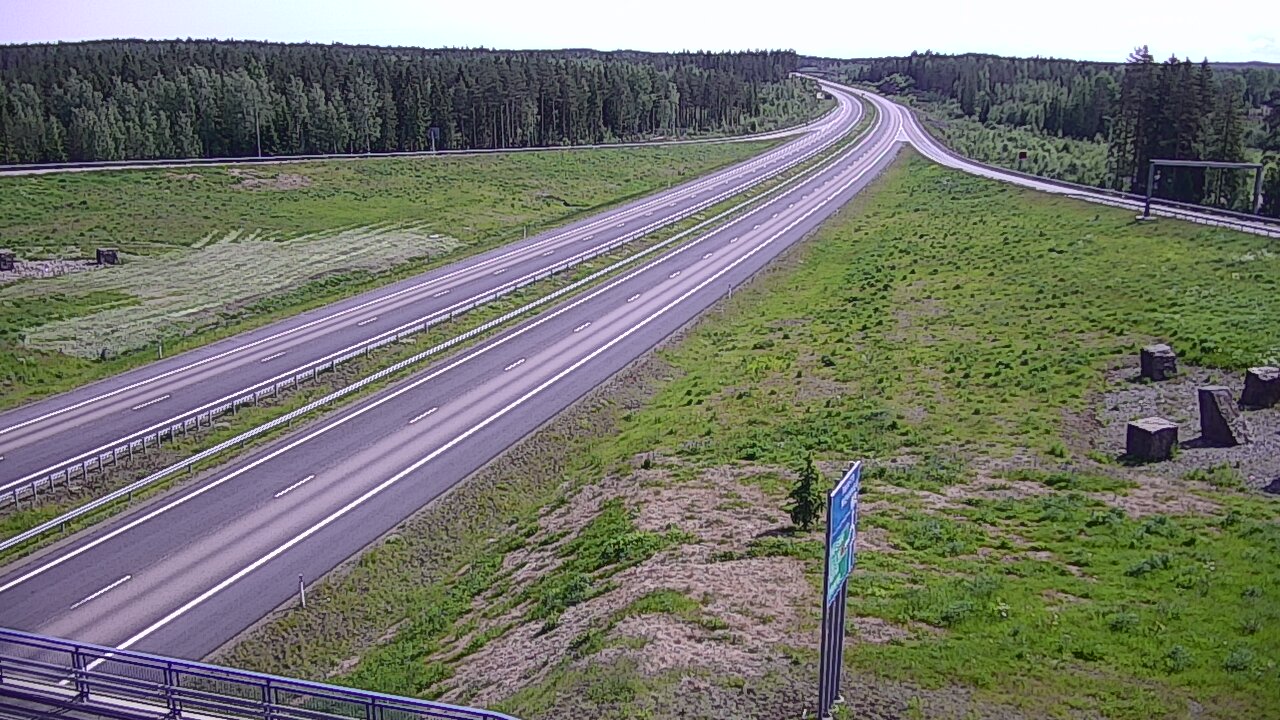 Weather Camera Image Väg 7 Vederlax, Virojoki, Virolahti, Kymenlaakso