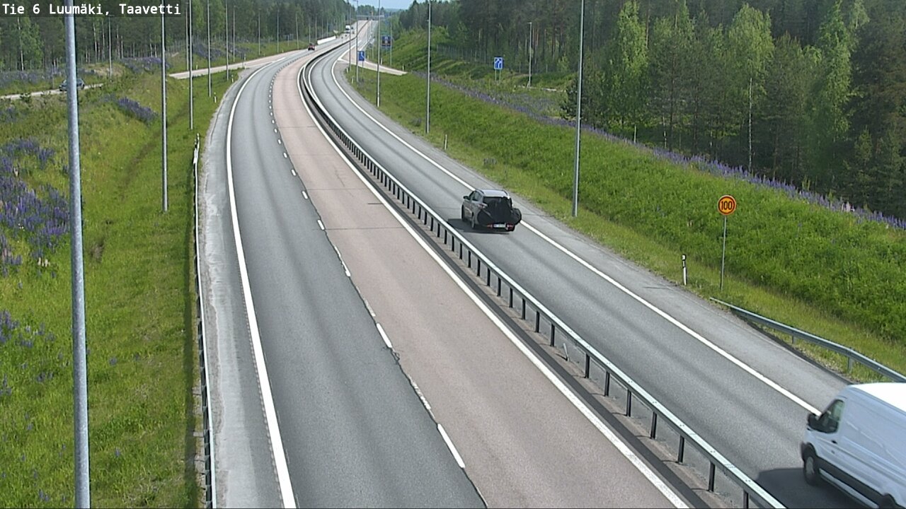 Weather Camera Image Väg 6 Luumäki, Taavetti, Luumäki, Etelä-Karjala