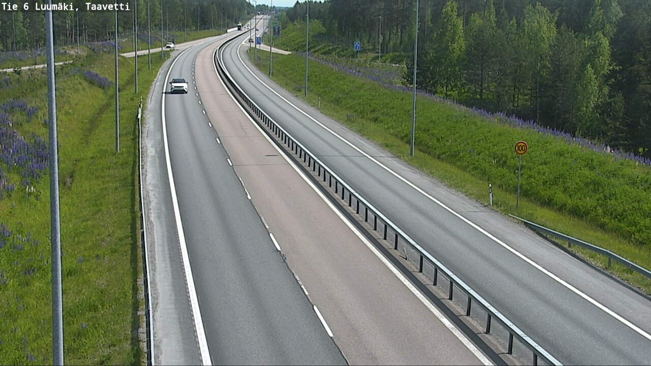 Weather Camera Image Road 6 Luumäki, Taavetti, Luumäki, Etelä-Karjala