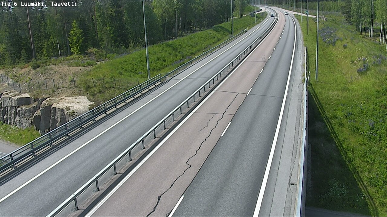 Weather Camera Image Road 6 Luumäki, Taavetti, Luumäki, Etelä-Karjala