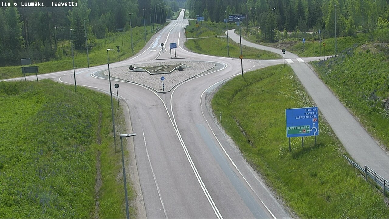 Kelikamerat Kuva Tie 6 Luumäki, Taavetti, Luumäki, Etelä-Karjala