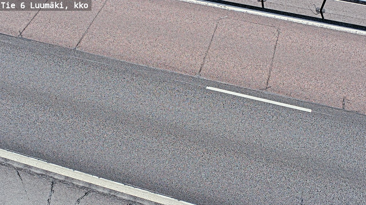 Weather Camera Image Väg 6 Luumäki, kirkko, Luumäki, Etelä-Karjala