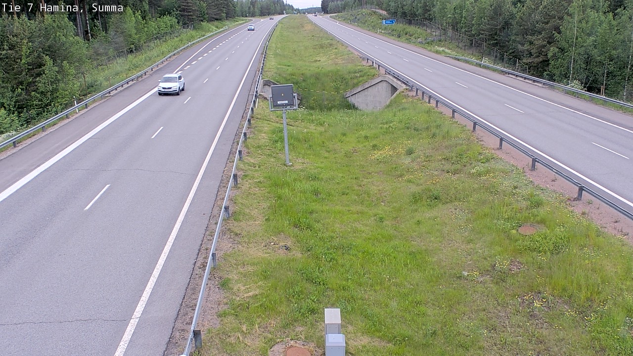 Weather Camera Image Tie 7 Fredrikshamn, Summa, Hamina, Kymenlaakso