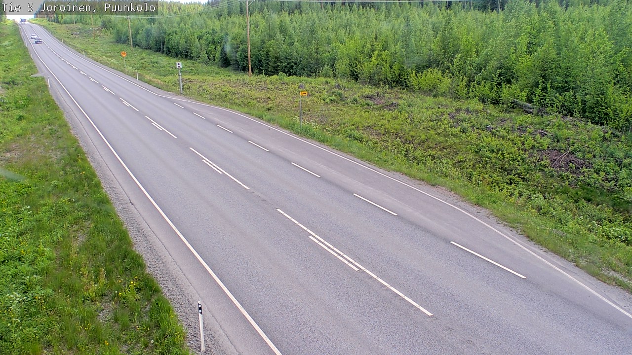 Weather Camera Image Road 5 Joroinen, Puunkolo, Joroinen, Pohjois-Savo