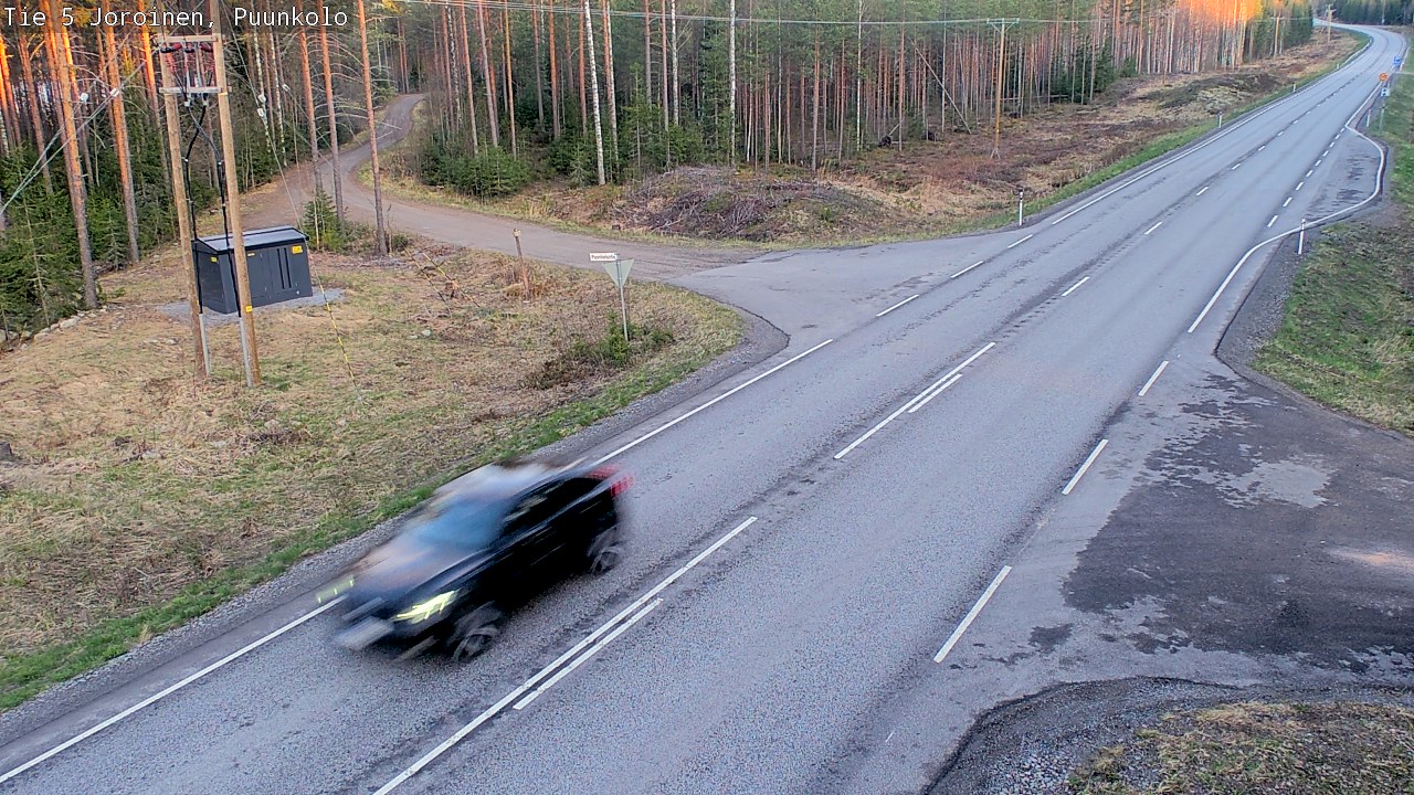 Weather Camera Image Road 5 Joroinen, Puunkolo, Joroinen, Pohjois-Savo