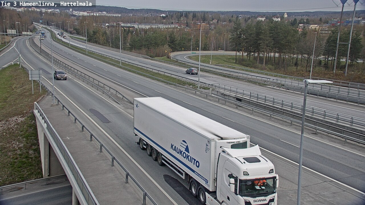 Weather Camera Image Väg 3 Tavastehus, Hattelmala, Hämeenlinna, Kanta-Häme