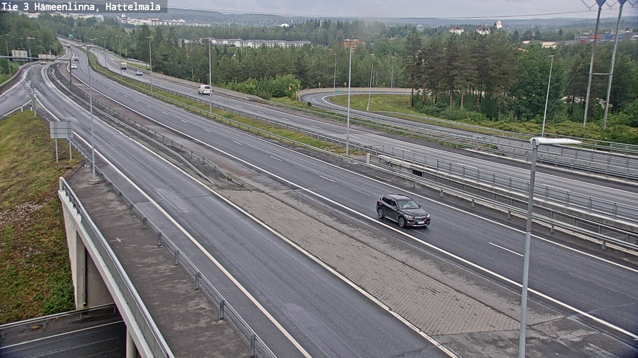 Weather Camera Image Road 3 Hämeenlinna, Hattelmala, Hämeenlinna, Kanta-Häme