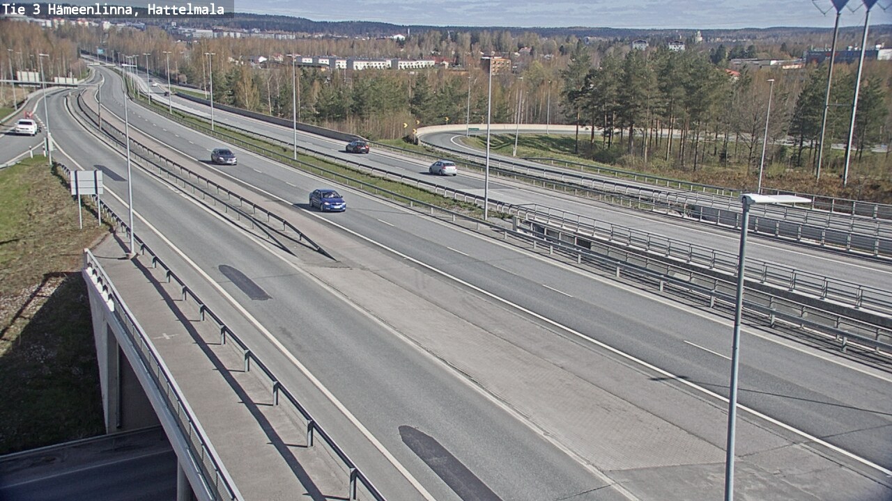 Weather Camera Image Väg 3 Tavastehus, Hattelmala, Hämeenlinna, Kanta-Häme