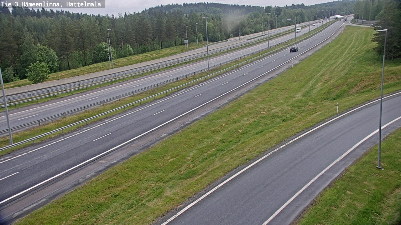 Weather Camera Image Väg 3 Tavastehus, Hattelmala, Hämeenlinna, Kanta-Häme
