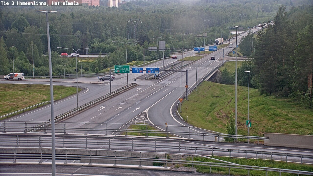 Weather Camera Image Väg 3 Tavastehus, Hattelmala, Hämeenlinna, Kanta-Häme