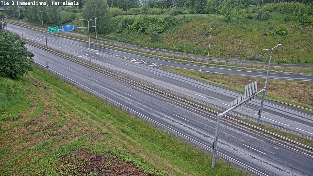 Weather Camera Image Väg 3 Tavastehus, Hattelmala, Hämeenlinna, Kanta-Häme