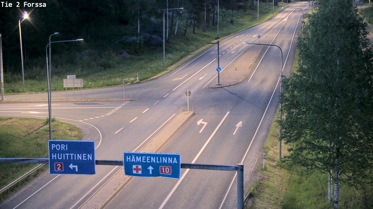 Weather Camera Image Road 2 Forssa, Forssa, Kanta-Häme