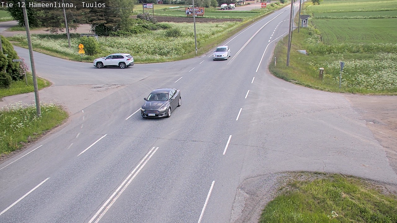 Weather Camera Image Road 12 Hämeenlinna, Tuulos, Hämeenlinna, Kanta-Häme