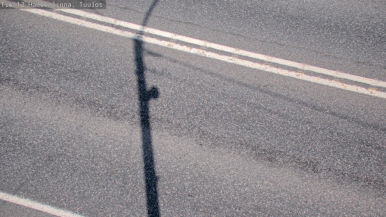 Weather Camera Image Road 12 Hämeenlinna, Tuulos, Hämeenlinna, Kanta-Häme
