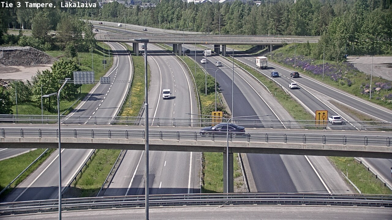 Weather Camera Image Väg 3 Tammerfors, Lakalaiva, Tampere, Pirkanmaa